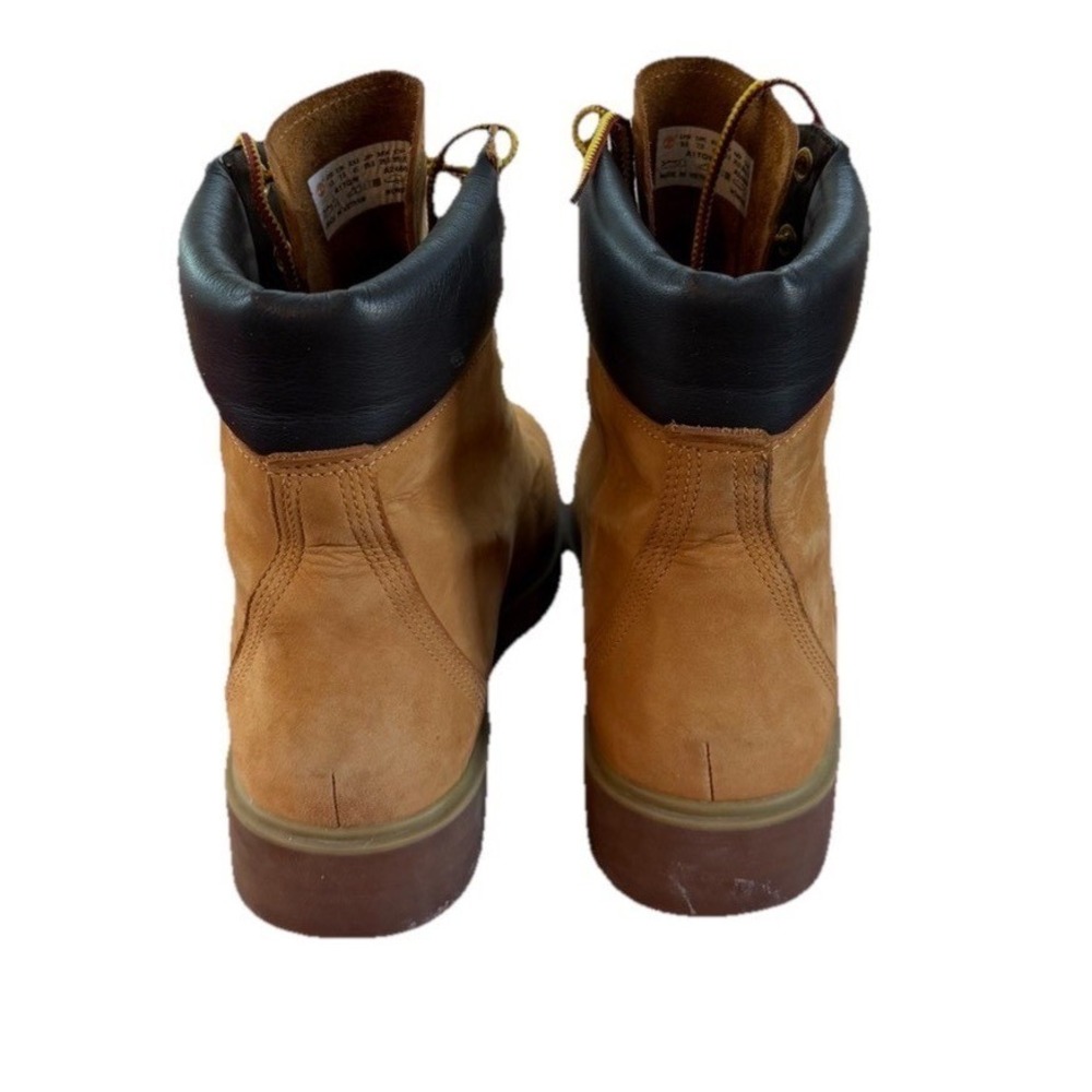 Timberland Women Jayne 6-inch Waterproof Wheat Nubuck‎ Boots sz 9.5 Feminine - Picture 4 of 7